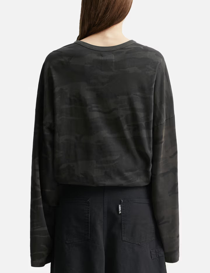 Camouflage Leopard Mixed Long Sleeve