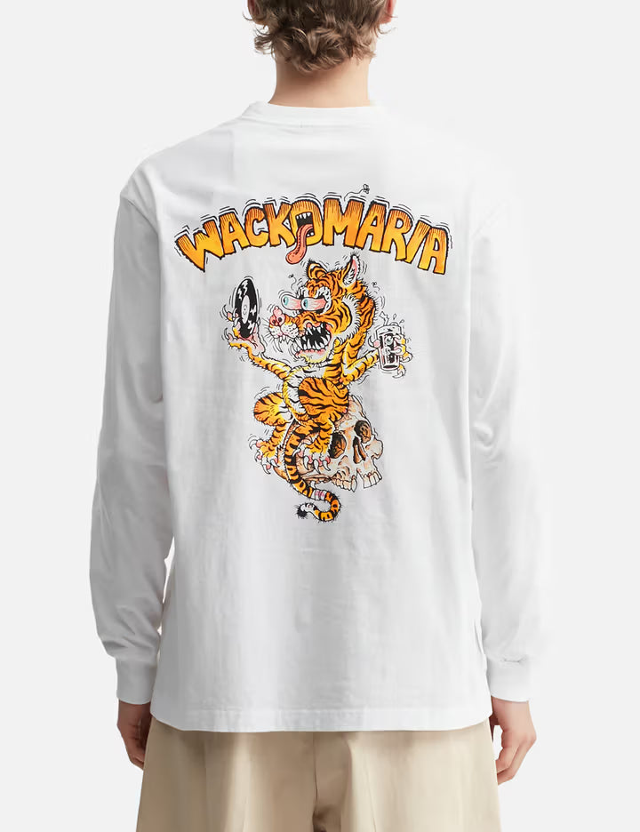 Tim Lehi / Washed Heavy Weight Crewneck Long Sleeves T-Shirt