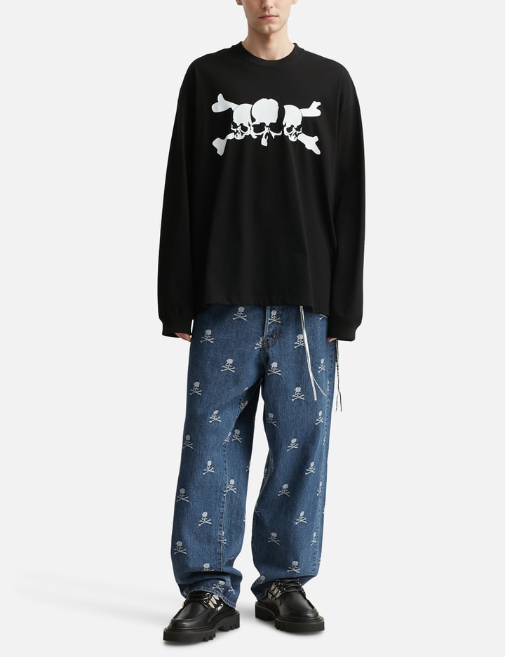 Boxy Asura Skull Long Sleeve T-shirt
