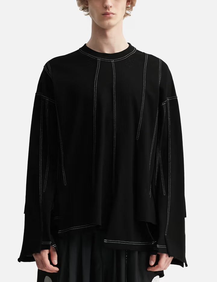 Reconstructed Boxy LS Tee
