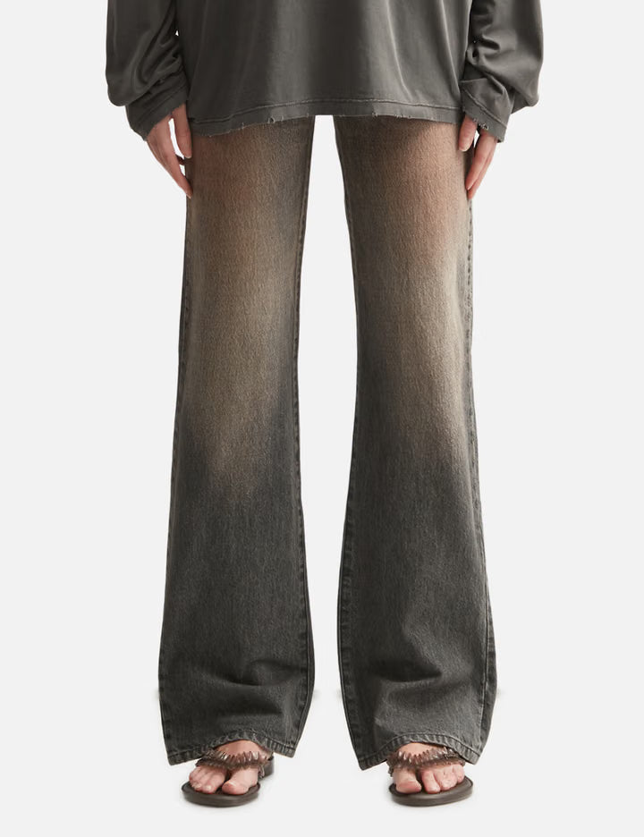 Low-Rise Slim-Wide Denim