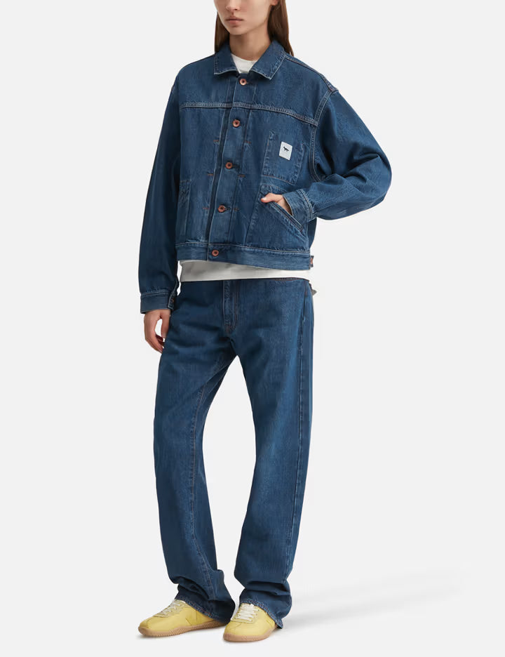 MAISON KITSUNE X KURO Selvedge Voyage Denim Pants
