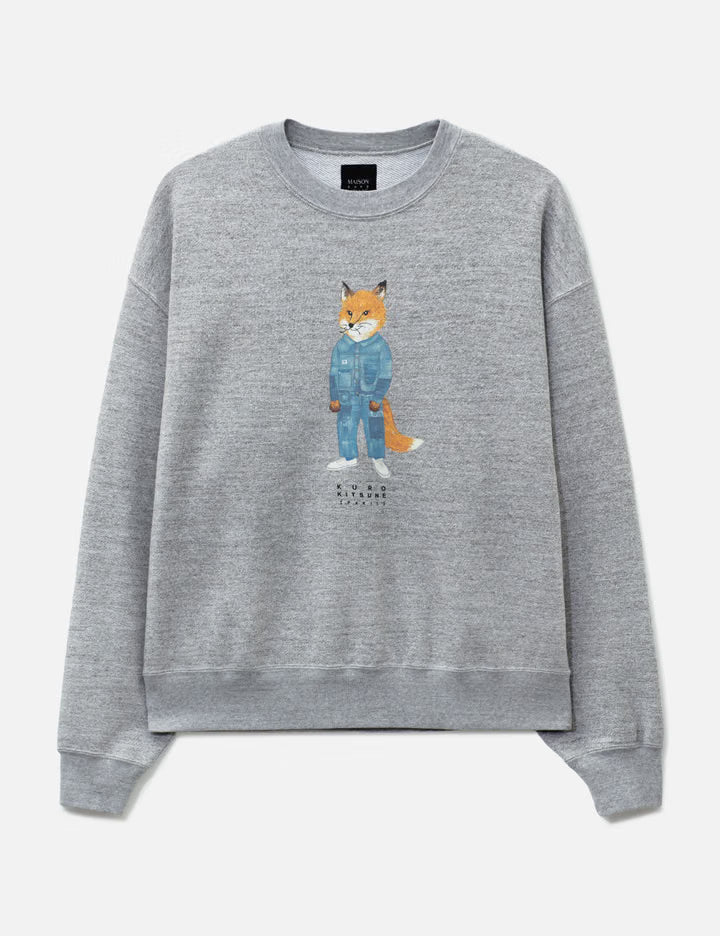 Maison Kitsuné X Kuro The Crafted Fox Sweatshirt