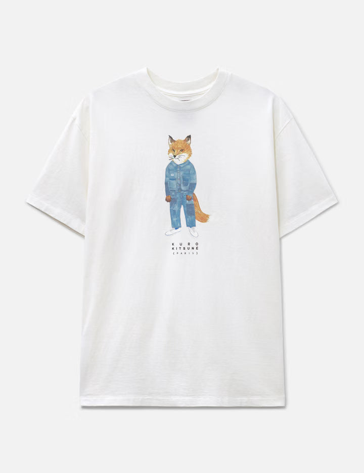 Maison Kitsuné X Kuro The Crafted Fox Tee