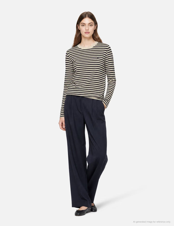 Mariniere Cotton T-Shirt With Ami De Coeur