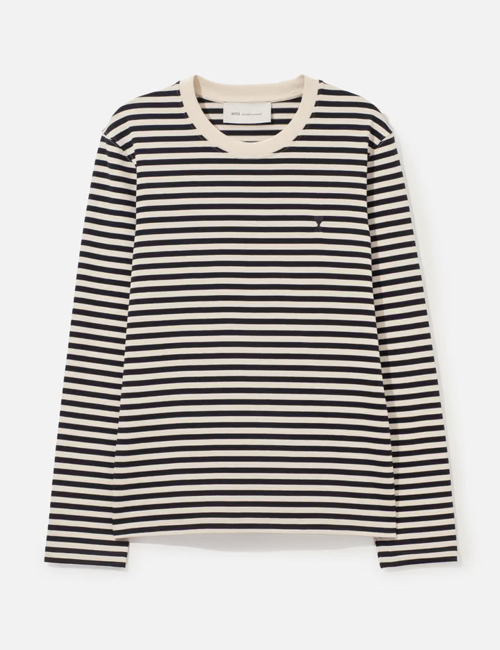 Mariniere Cotton T-Shirt With Ami De Coeur