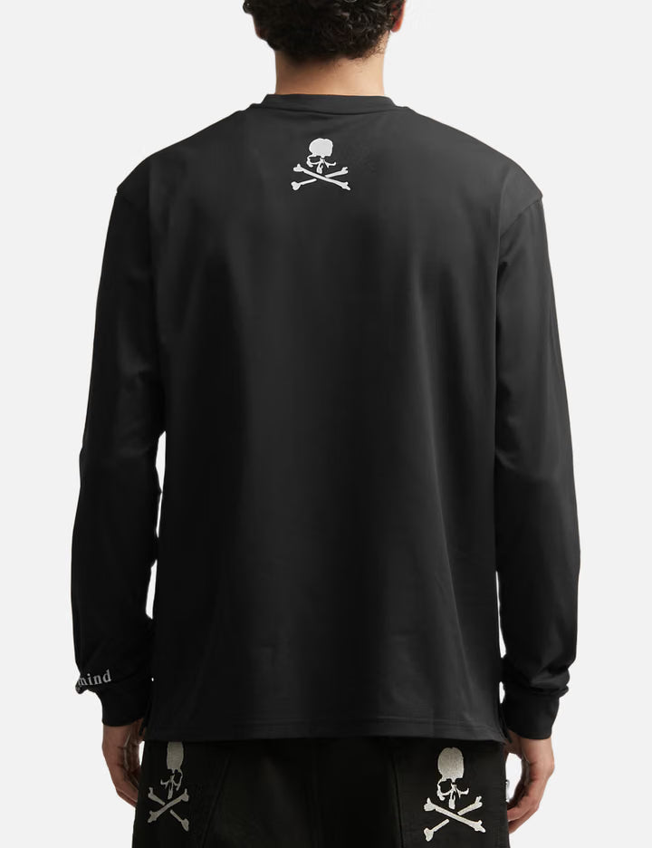 Mastermind Japan X MOONRAKERS Back Skull Long Sleeves T-Shirt Regular Fit