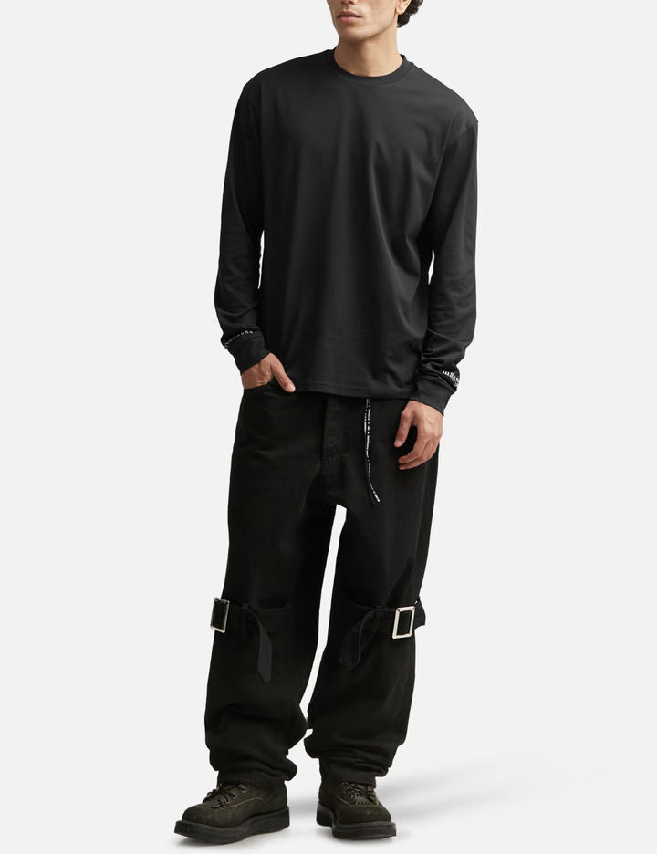 Mastermind Japan X MOONRAKERS Back Skull Long Sleeves T-Shirt Regular Fit