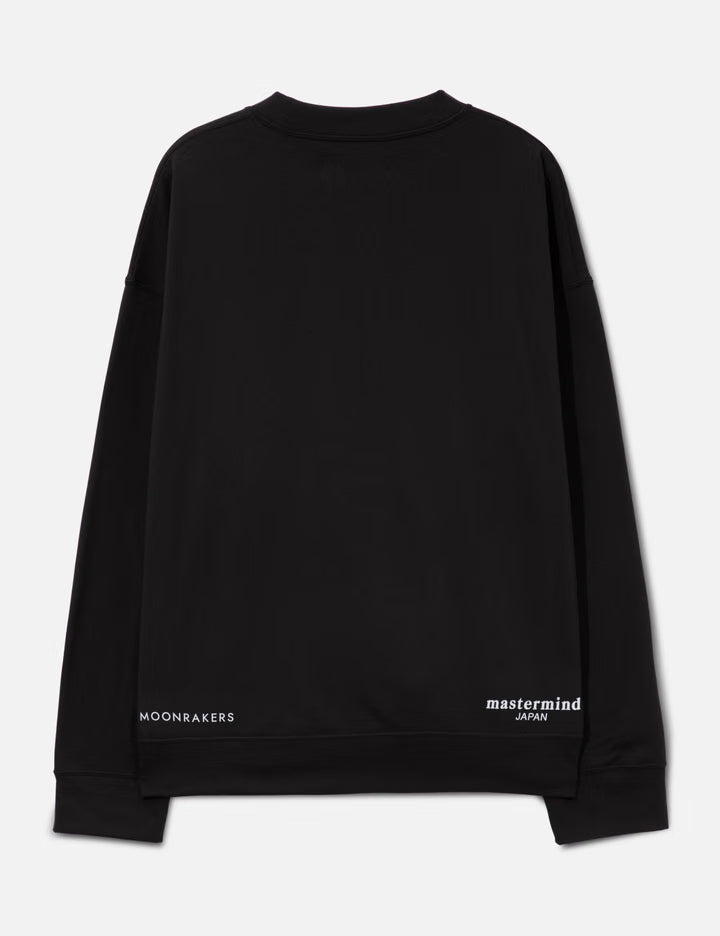 Mastermind Japan X Moonrakers Skull Logo Front Boxy Sweatshirt