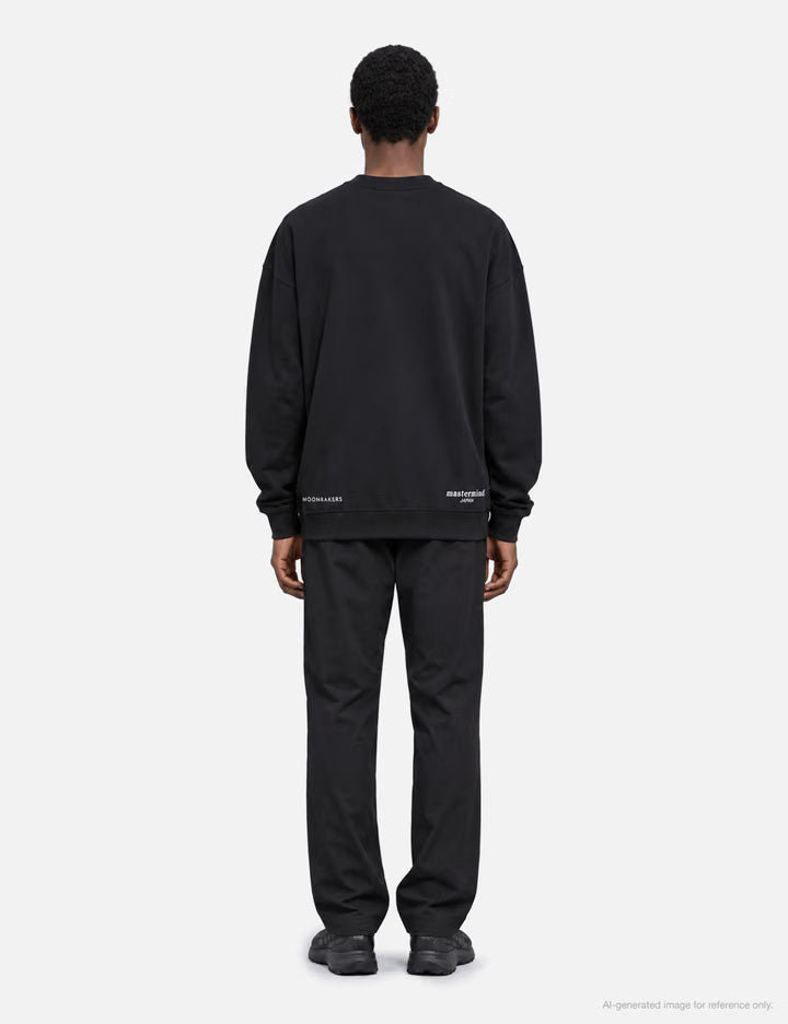 Mastermind Japan X Moonrakers Skull Logo Front Boxy Sweatshirt