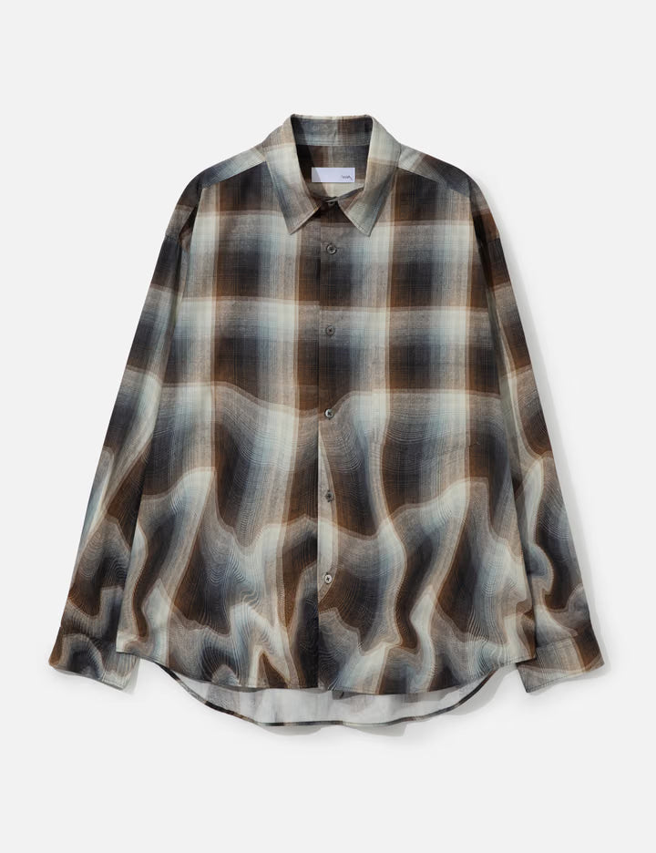 Melt Graphic Printed Regular Collar Shirt