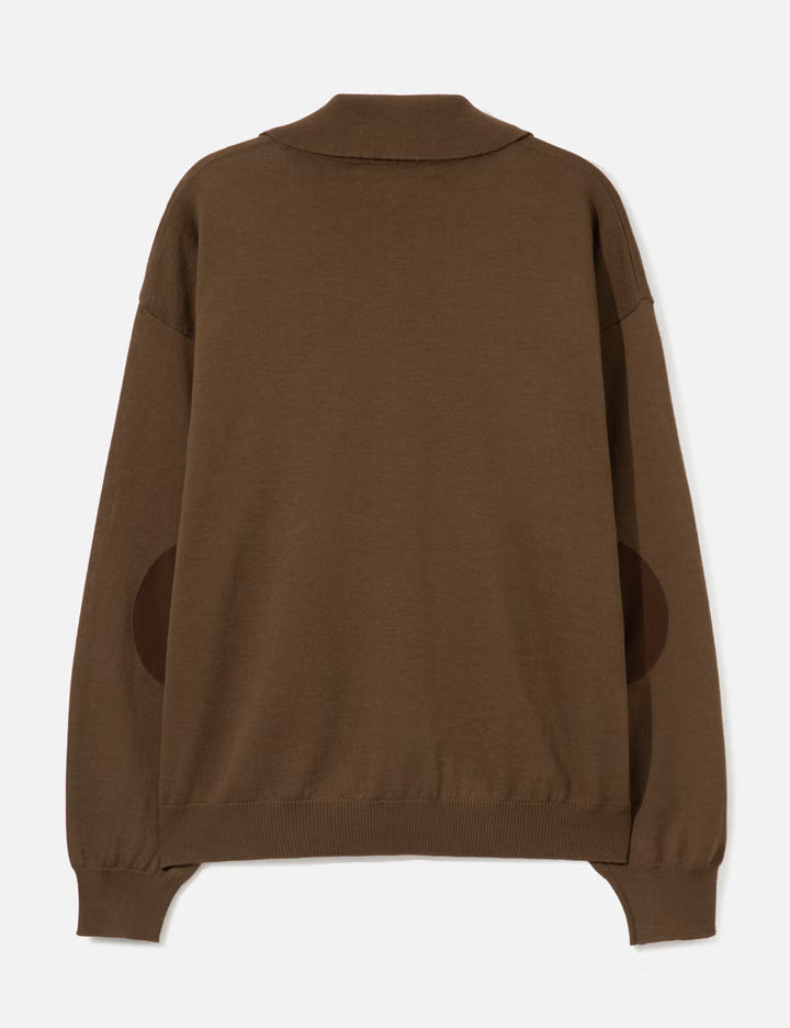 Merino Wool Quarter Zip Sweater