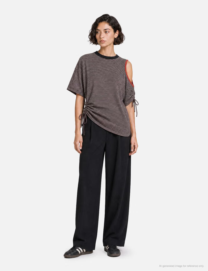 Miller Double-Neck Multi Color T-Shirt