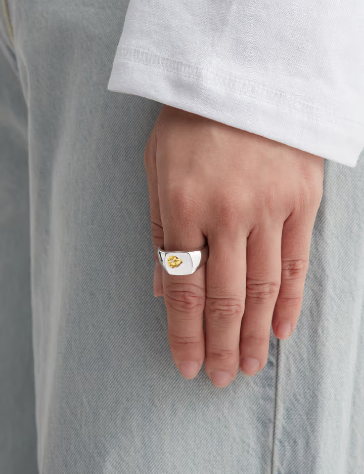 Mined Ring Small Diamond