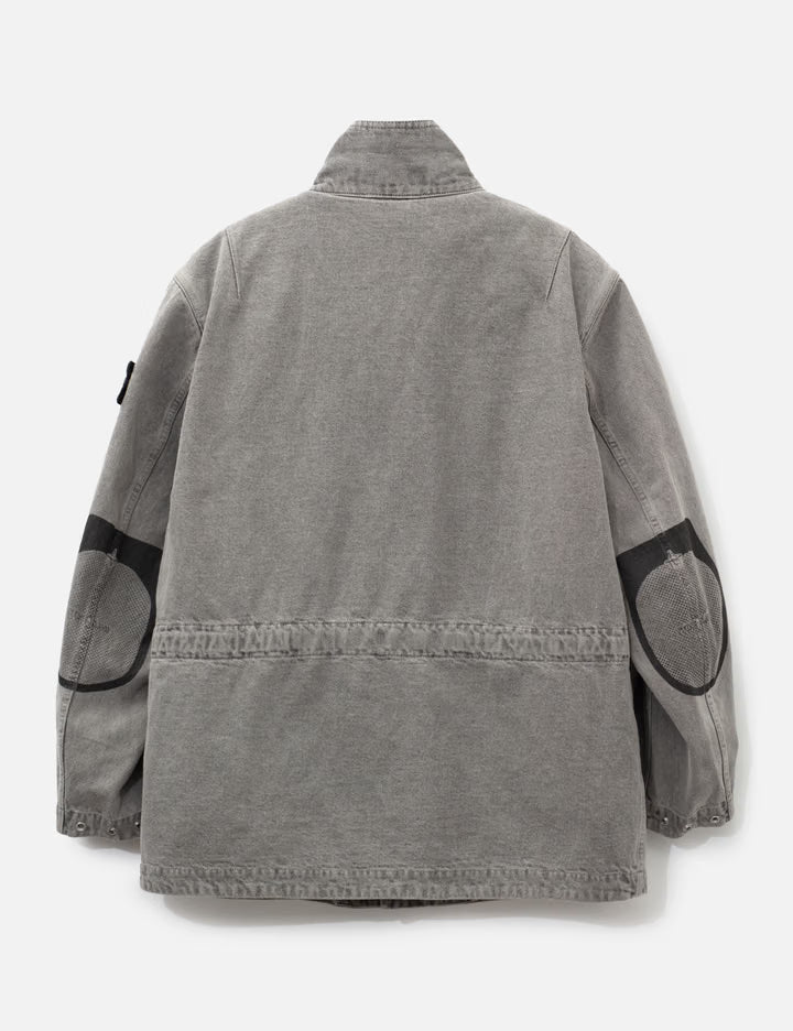 Mineral Dyed Cotton Gabardine-TC Jacket With Removable Vest