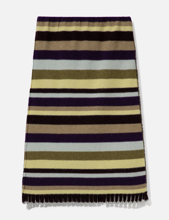 Mini Fringe Knit Skirt