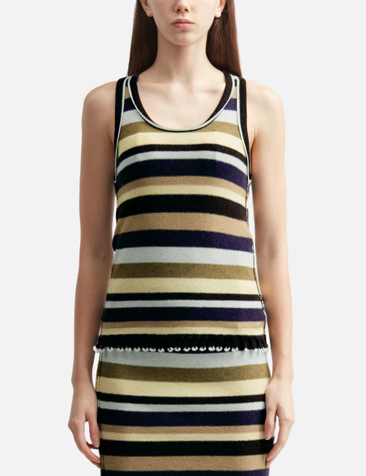 Mini Fringe Knit Top