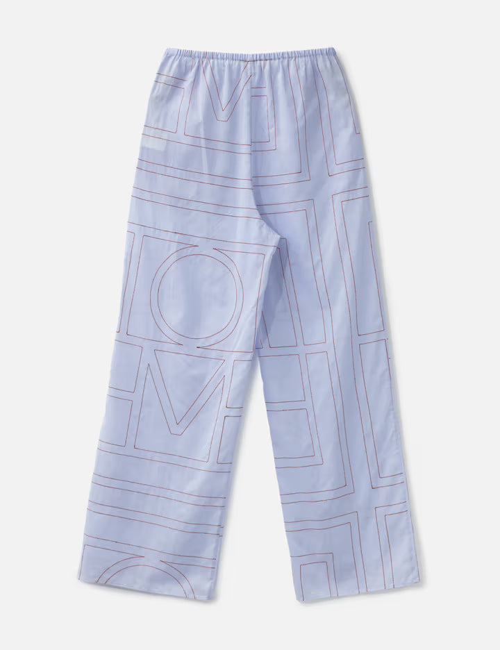 Monogram Cotton-Blend PJ Bottoms