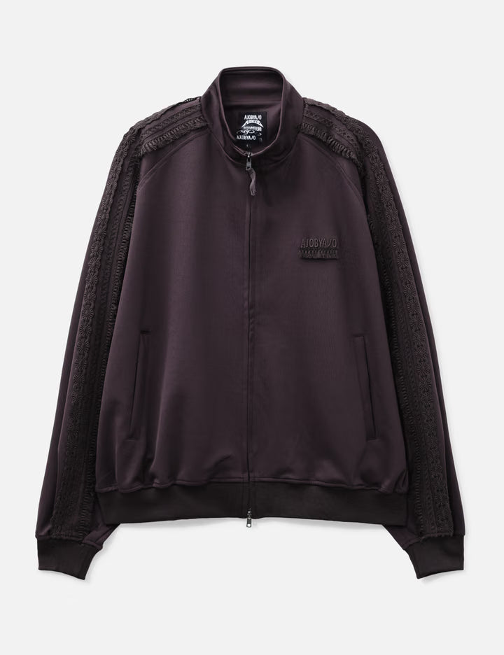Multi Lace Trim Raglan Track Jacket