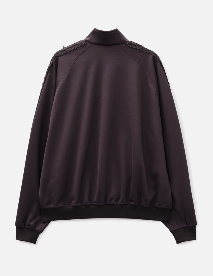 Multi Lace Trim Raglan Track Jacket
