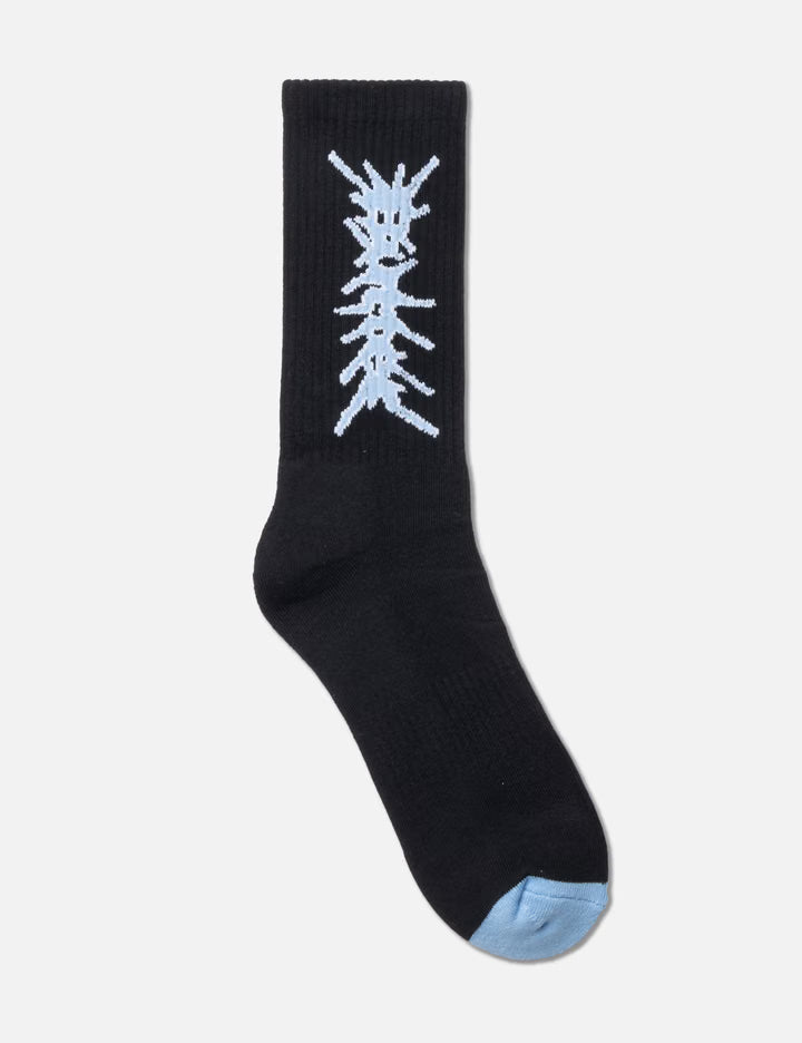 Nail Logo Socks, Black