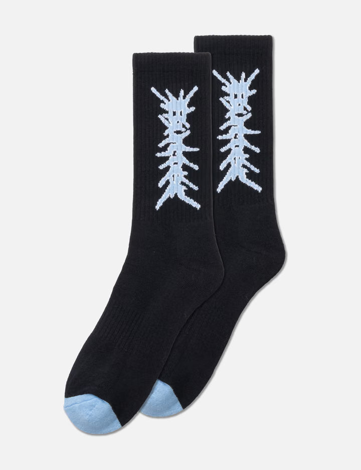 Nail Logo Socks, Black