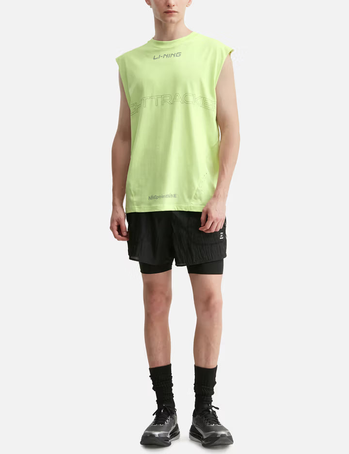 NīNEpointNīNE X Li-Ning Light Tracking 2 In 1 Running Shorts