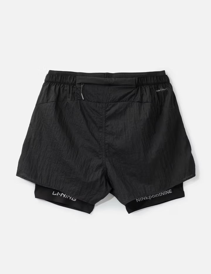 NīNEpointNīNE X Li-Ning Light Tracking 2 In 1 Running Shorts