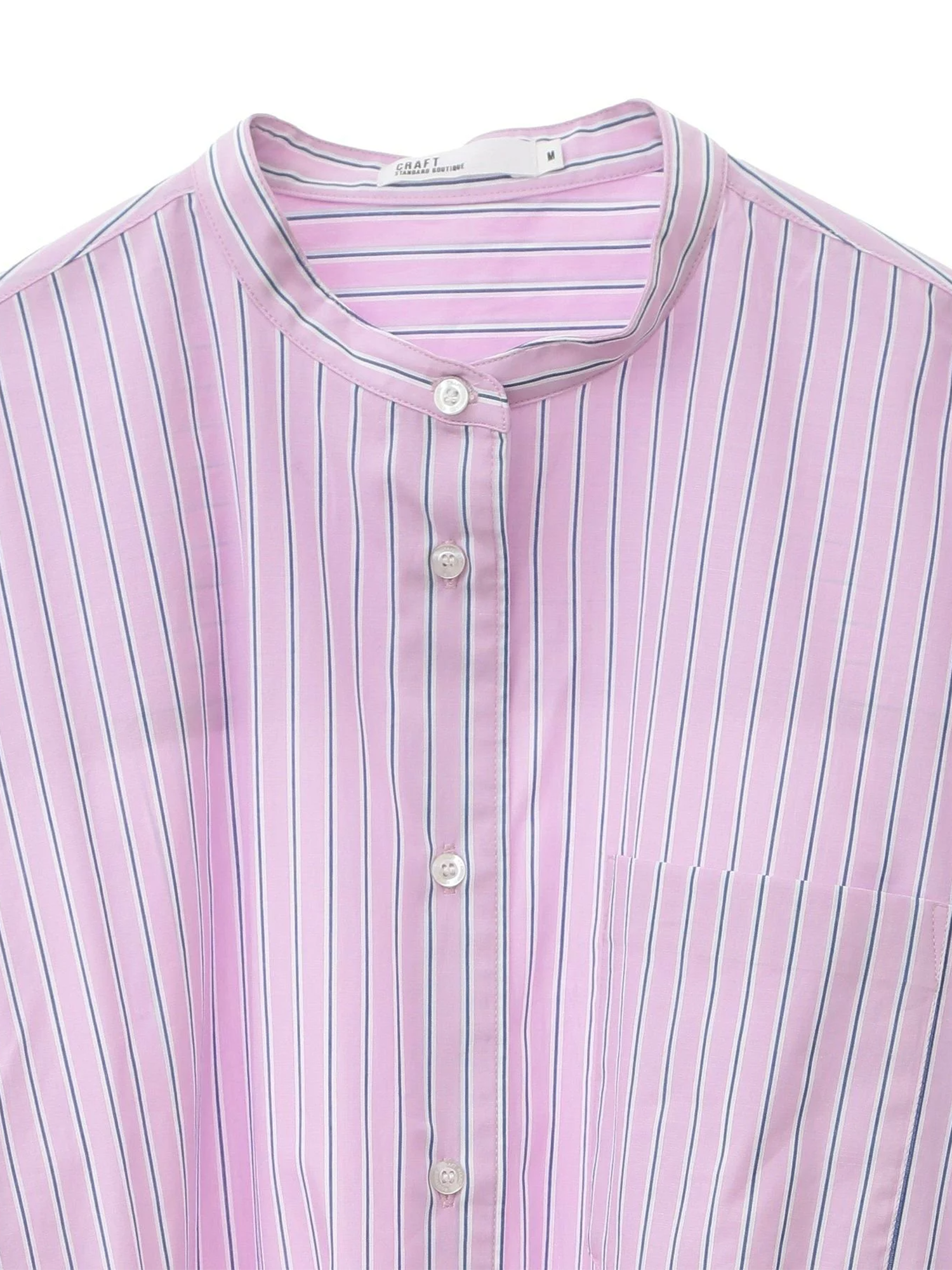 Hayato Band Collar Shirt