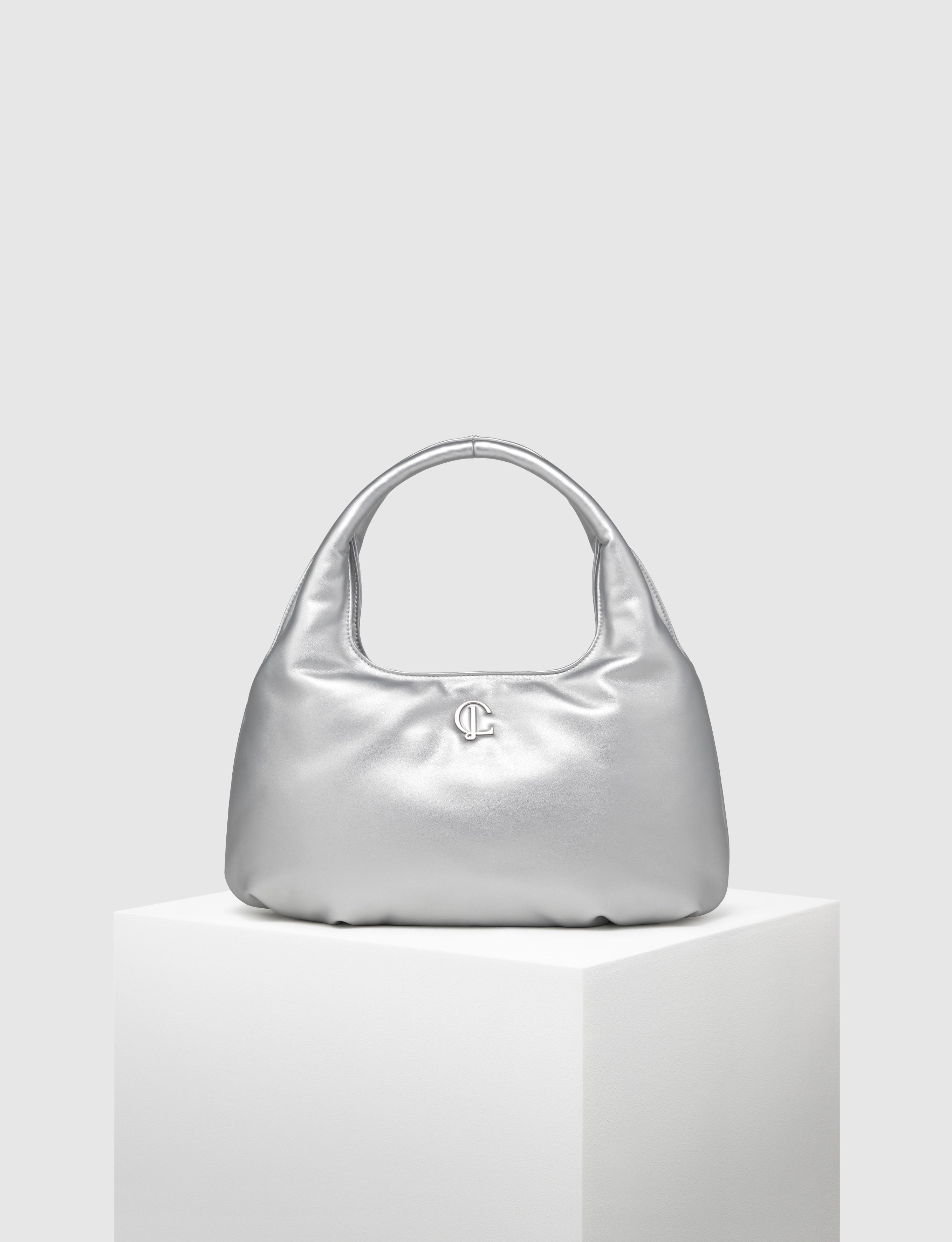 Carlyn Bag Korea - Jelly - Silver: "Silver Jelly Bag" 