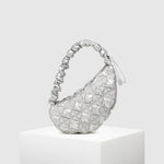 Carlyn Bag Korea - Cozy Glaze - Silver: "Silver Cozy Glaze Bag" 