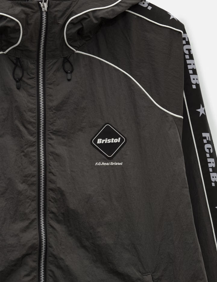 Nylon Chambray Practice Hooded Jacket