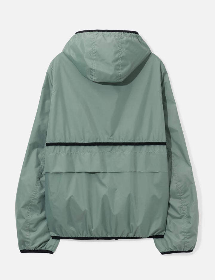 Nylon Jacket With Drawstring Pockets