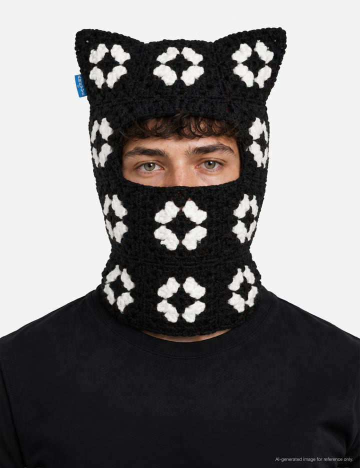Obsidian Crochet Ski Mask