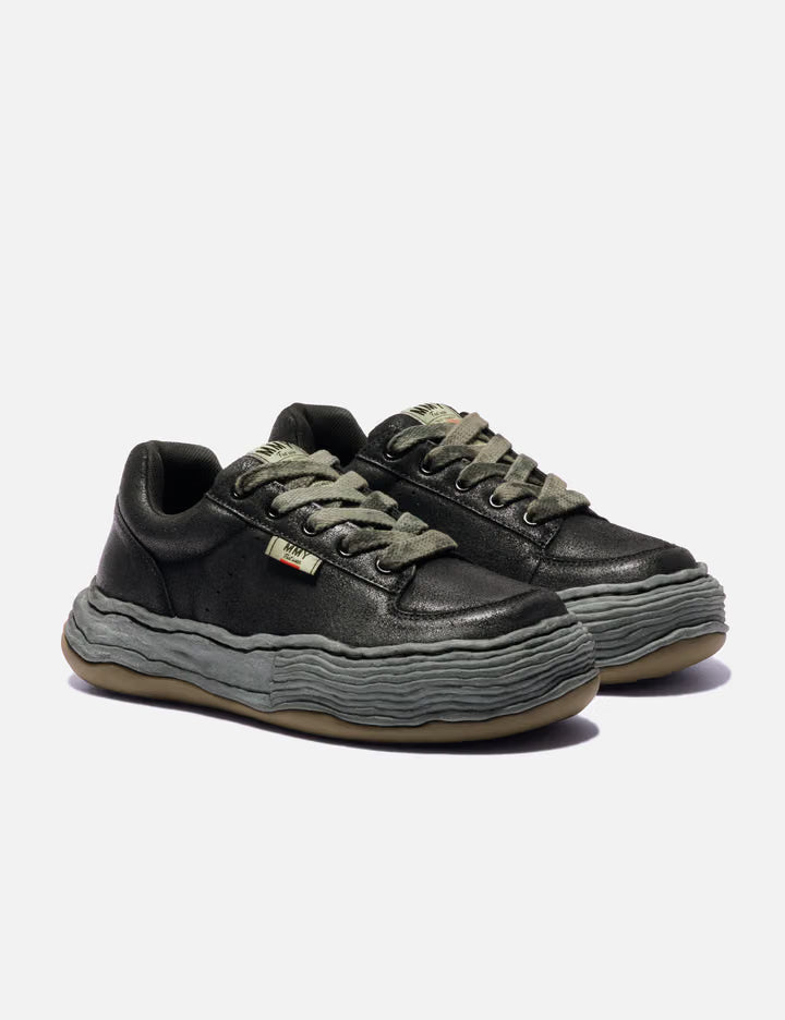 Oliver Waxed Suede Low-Top Sneakers