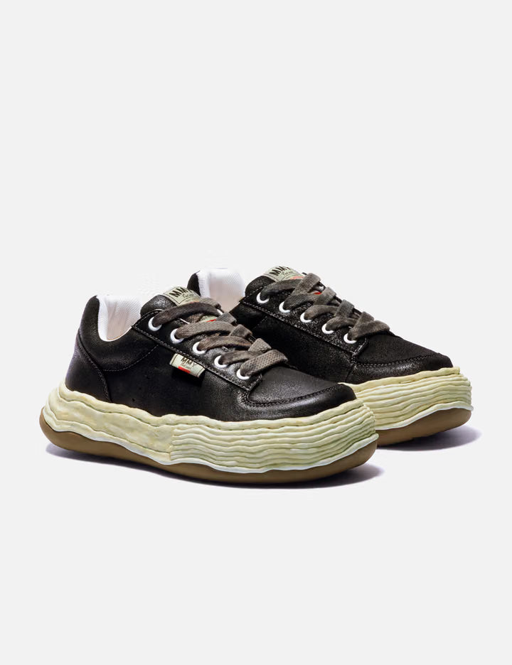 Oliver Waxed Suede Low-Top Sneakers