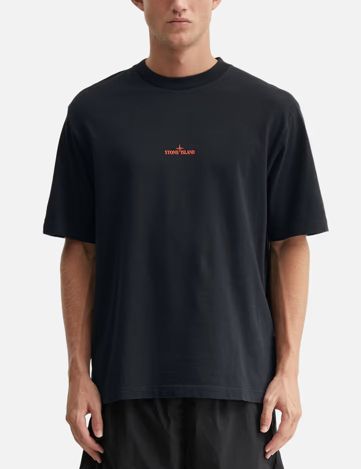 Organic Cotton Jersey T-Shirt With 'Desert' Print