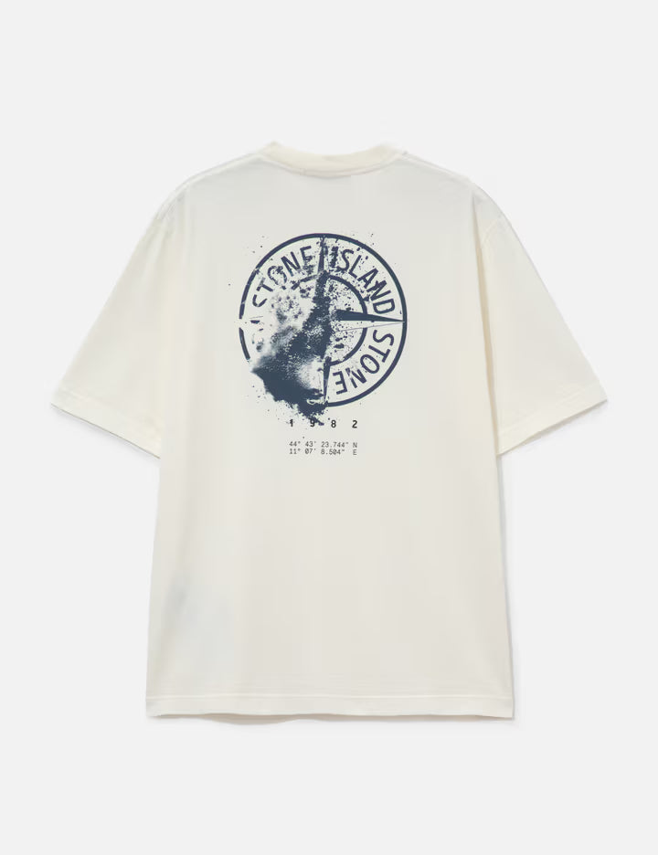 Organic Cotton Jersey T-Shirt With 'Desert' Print