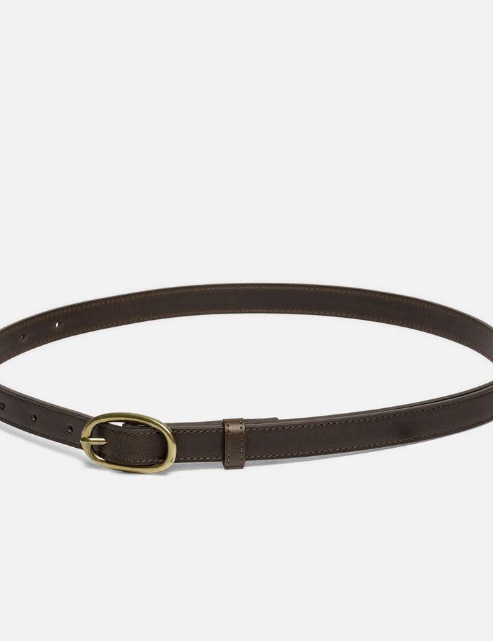 Oval Leather Belt