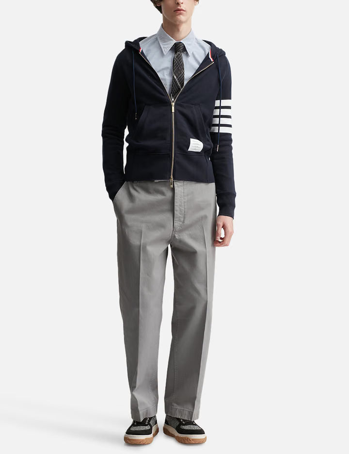Oxford Striped Grosgrain Armband Classic Shirt