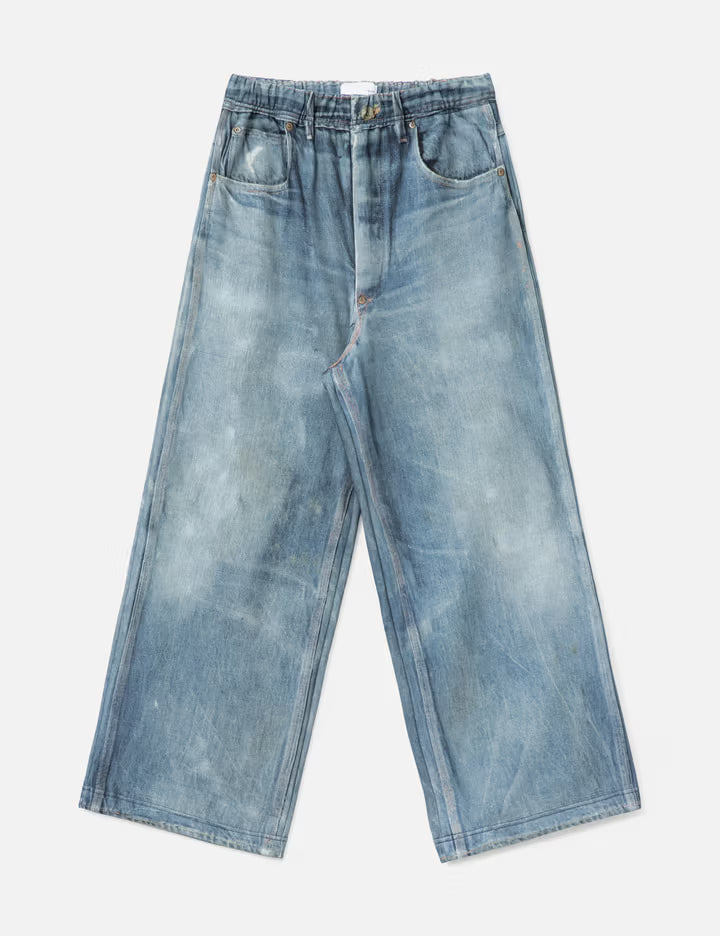 Trompe L'Oeil Denim Sweatpants