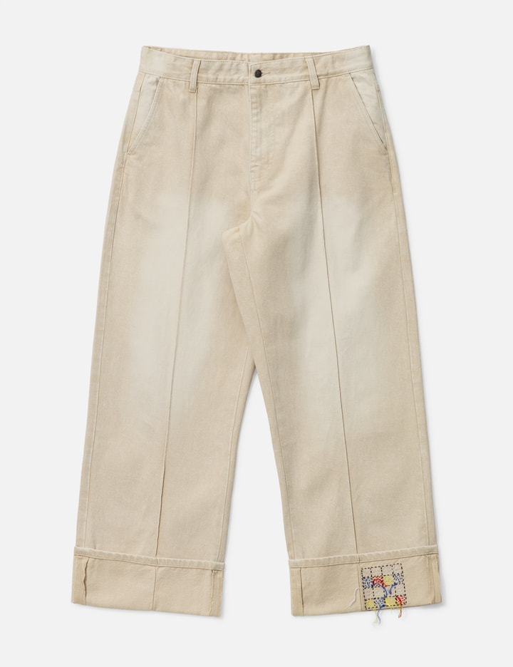 Khaki High Waisted Denim