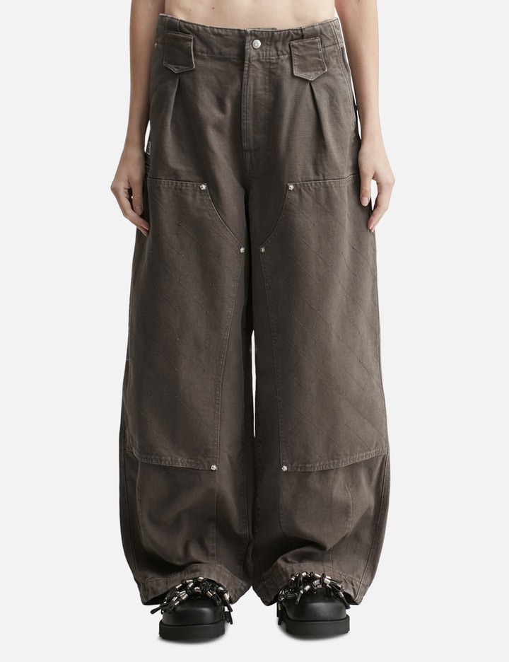 'KENZO Weave' Double Knee Pants