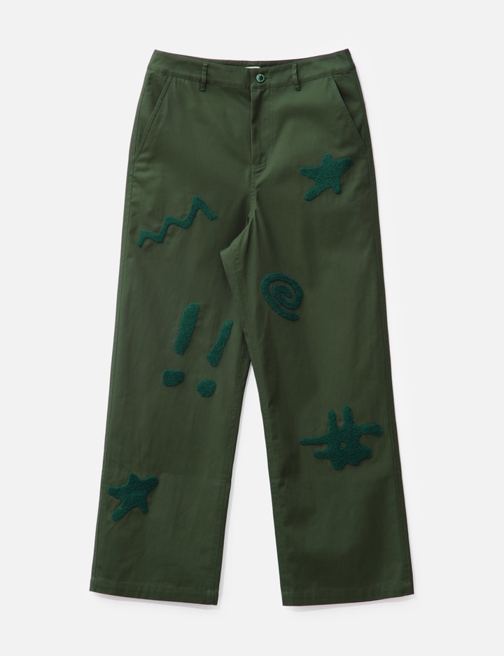 CHENILLE SYMBOLS FOUR POCKET PANT