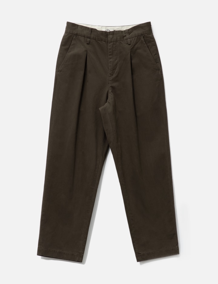 Inverted Pleats Chino Pants