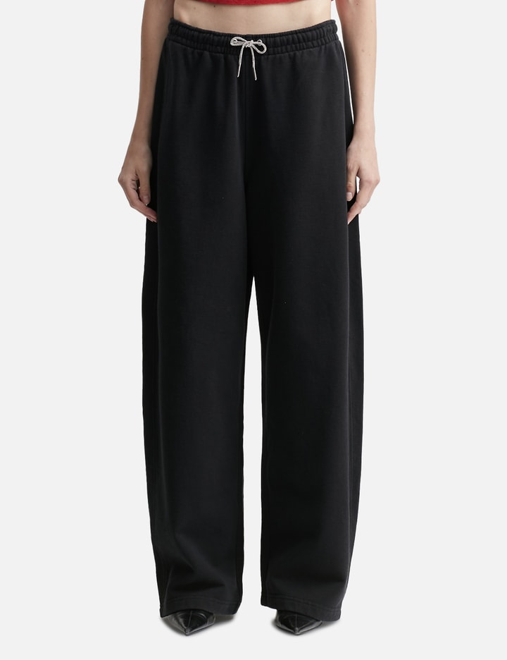 Cotton Terry Sweatpant with Crystal Hotfix Drawcord