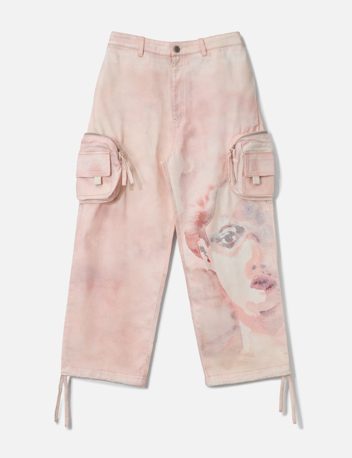 KidSuper x Piet Watercolour Cotton Cargo Trousers