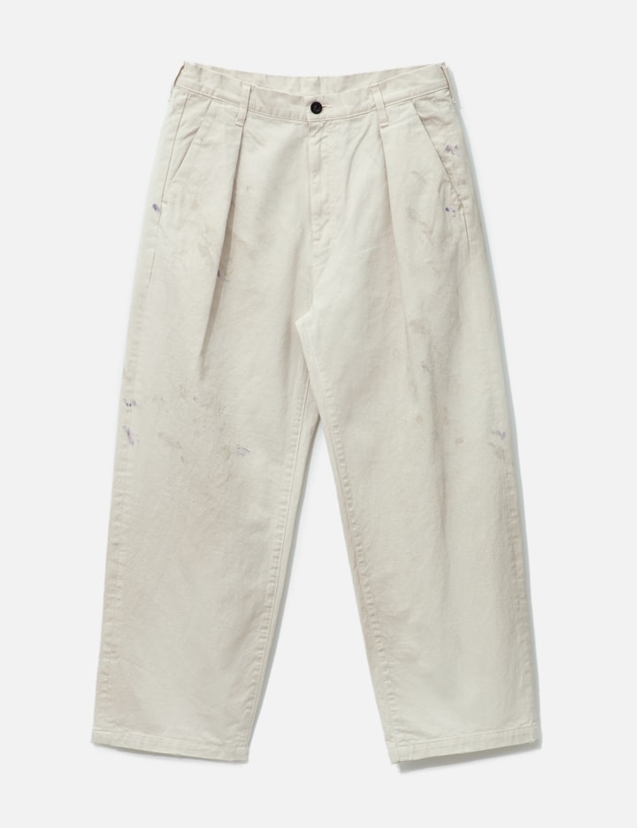 PAINT CHINO TROUSERS