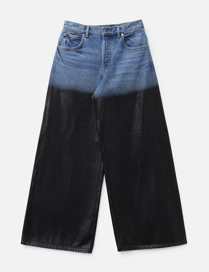 Surge Coated Wide-leg Jean