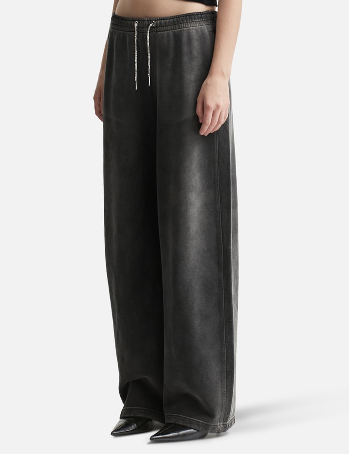 RHINESTONE DRAWCORD TRACK PANTS